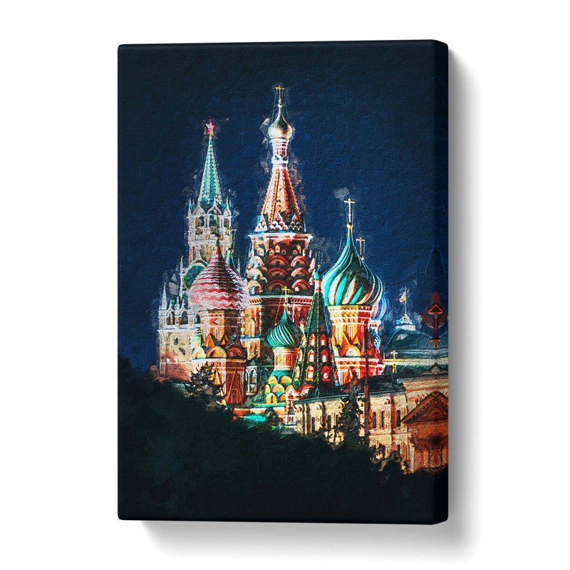The Kremlin In Moscow Russia - Wrapped Canvas Painting, 76.2 cm H x 50.8 cm W