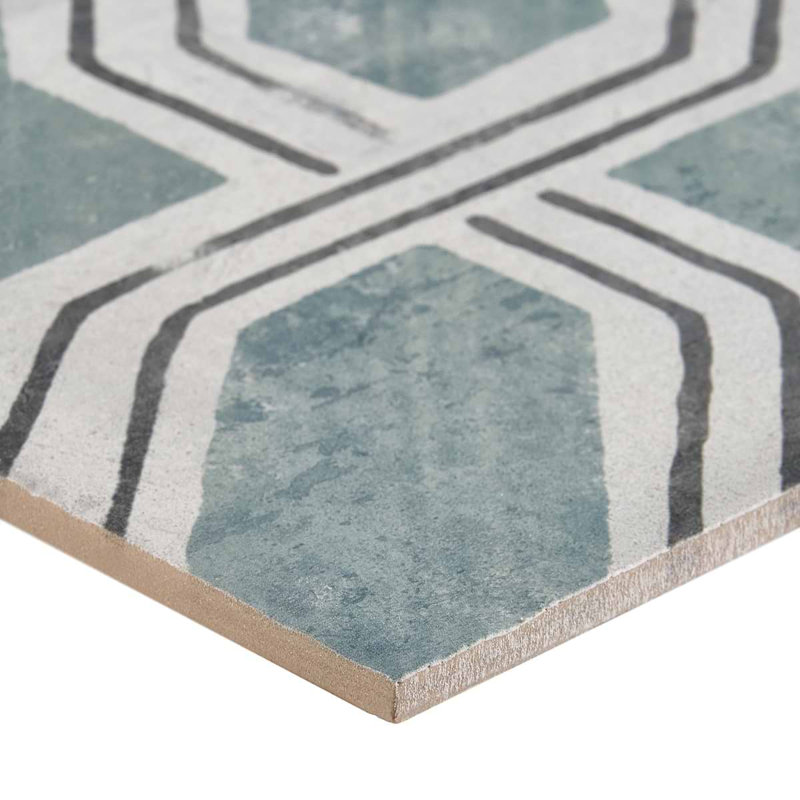 Alesso 7.87 In. X 7.87 In. Matte Porcelain Floor And Wall Tile (10.76 Sq. Ft. / Case), Deco Iberia