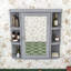 Armoire à pharmacie murale avec miroir, tablettes réglables et 6 cubes latéraux ouverts-1892755338