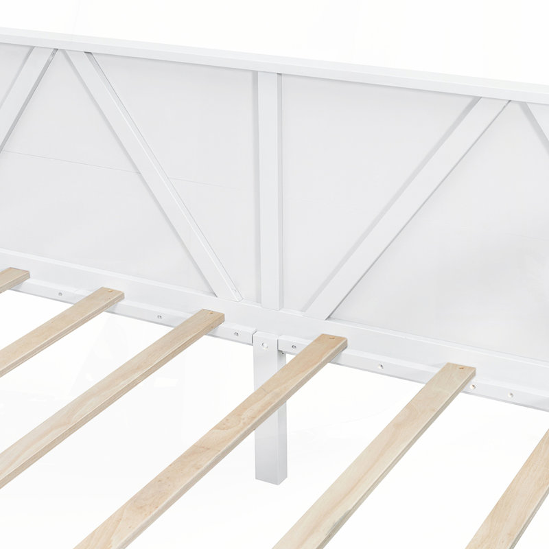 Lit de jour simple, Simple, Blanc