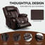 Fauteuil inclinable électrique à deux moteurs avec massage à 8 points et chauffage lombaire Infinite-111517555