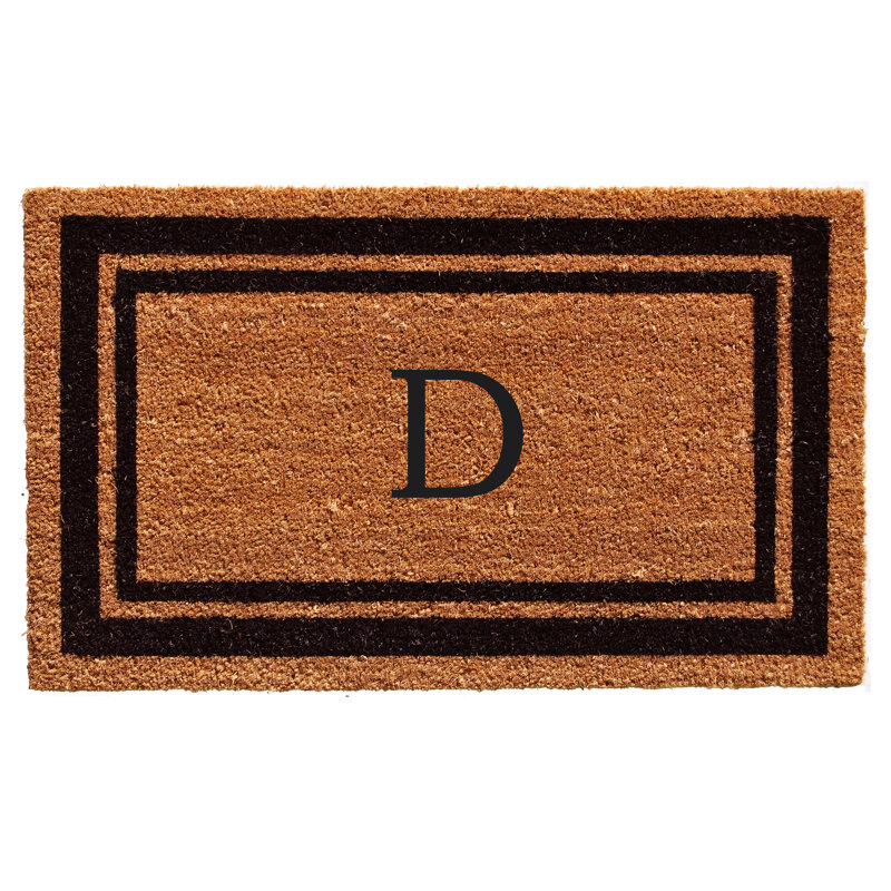 Tapis d'entrée antidérapant Stortz, Brun / Noir, D, Rectangle 2 pi x 3 pi