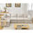 Modular Sectional Sofa Set, Convertible L Shaped Couch ,5 Seat Reversible Sectional Sofa Couch-1026846052