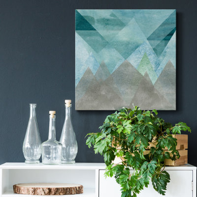 Triangle de montagne - impression sur toile tendue