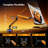 ARES WING Single Monitor Arm Desk Mount RGB Light