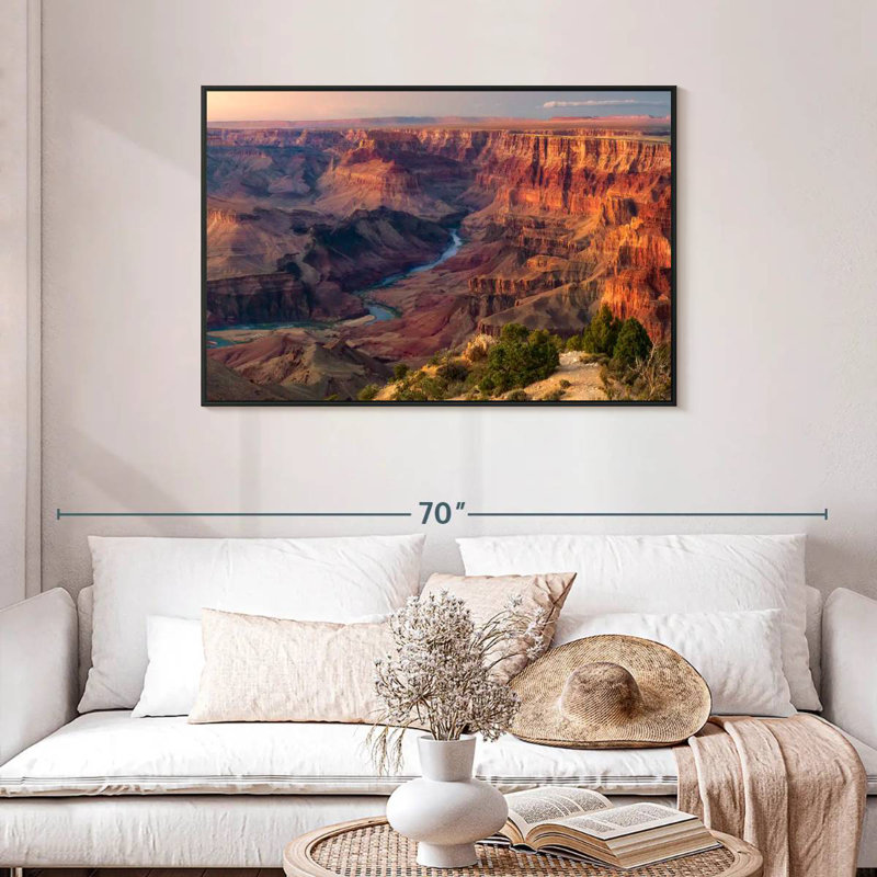 Alvord frappant le Grand Canyon, H 29 po x l 43 po