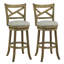 Tabourets de bar pivotants August Grove® gris-508174285-508174287