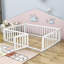Structure de lit de jour en bois Guerriero avec clôture-1421911367-1421911360