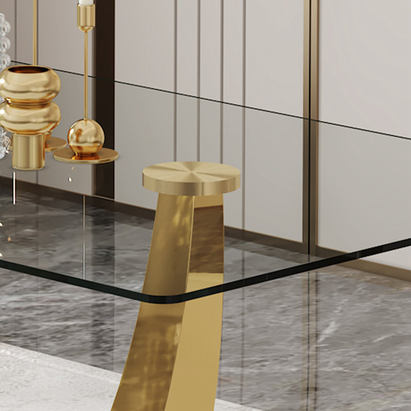 Bertold Glass Top Dining Table