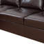 Ensemble de canapé modulaire en cuir 2 pièces avec méridienne Monaco-1077320434-1077320433
