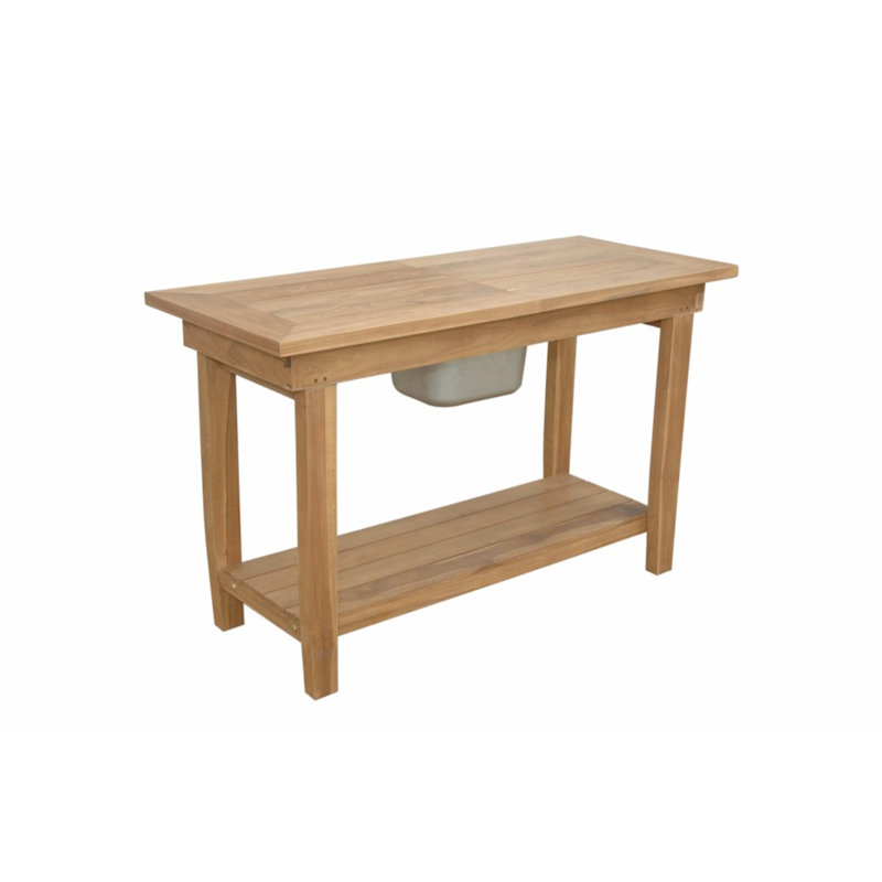 Nautilus Rectangular Teak Outdoor Buffet & Console Table