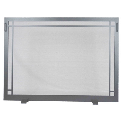 1 Panel Steel Fireplace Screen