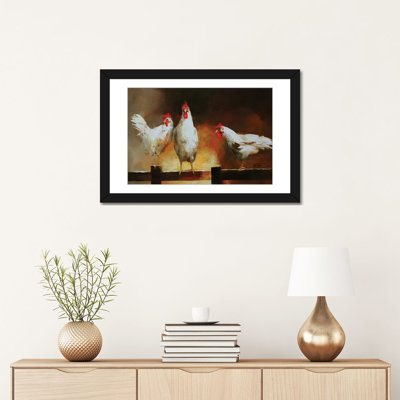 « poulet ii », reproduction sur toile