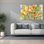 Winston Porter «Golden Group» par Annelein Beukenkamp, art mural sur toile