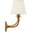 Embers 12" Double Sconce with Silk Box Pleat Shades-1700447276