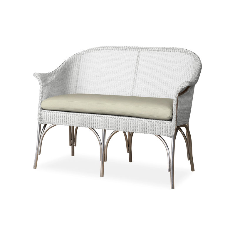 All Seasons Outdoor 2 - Seat, White, Bamboo Bay Sky