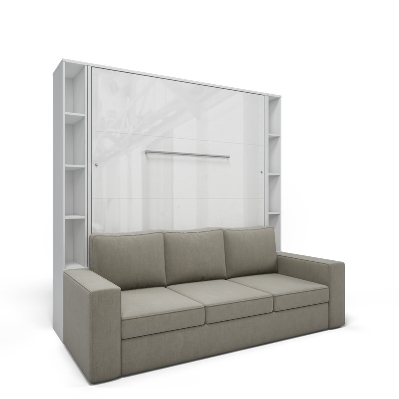 Charlean Upholstered EU Kingsize - 160 X 200 Cm Bed, White/Sand