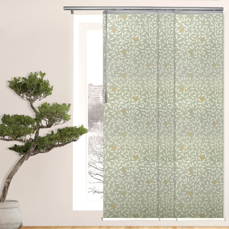 Rail extensible simple Camellia, largeur de panneau 23,5 po, L 66 po x L 94 po, Nickel satiné