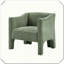 Fauteuil demi-tonneau de salon moderne-121321245