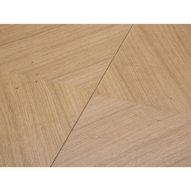Toni, Natural Oak Veneer, H76 x L230 x W130cm