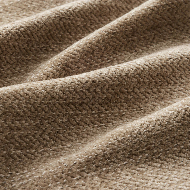 Canapé modulaire modulaire en forme de L avec repose-pieds, tissu chenille de qualité supérieure, conception plissée matelassée, conception ergonomique facile à installer, convient aux chambres à coucher, aux salons de lecture, au chameau