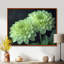 «Green Monochrom Mums Flowers Bouquet I», art mural «Mums»-1504830934-1504830928