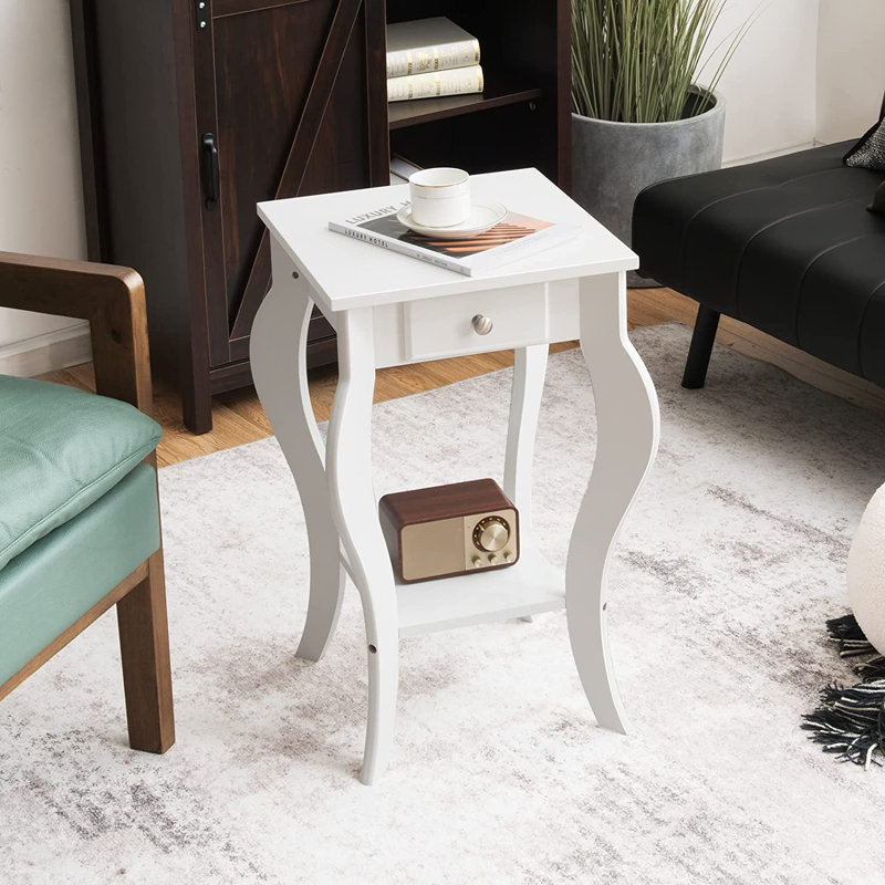 Tarango End Table, White
