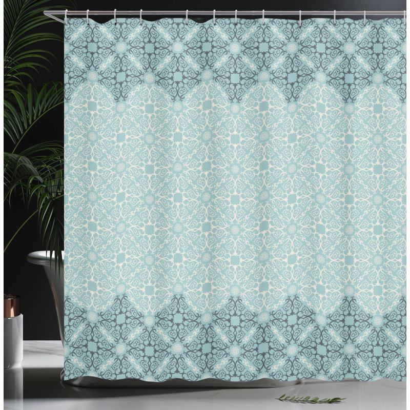 Sylvania Ethnic Indian Style Single Shower Curtain, 75" H x 69" W