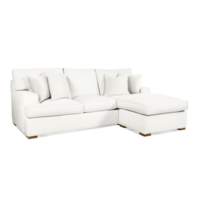 Sadie 97" Wide Reversible Sofa and Chaise with Ottoman