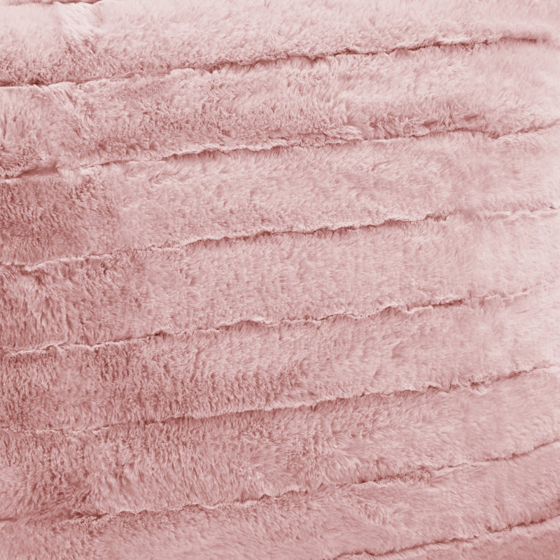 Housse de coussin Super Mink, Fumée rose