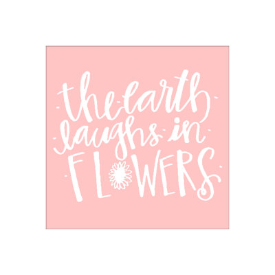 Earth Laughs Flowers - Wrapped Canvas Print
