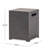 Rozele Round Iron Propane Smokeless Fire Pit-130614257