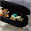 Banc de rangement avec repose-pieds ovale Luxury-125514319