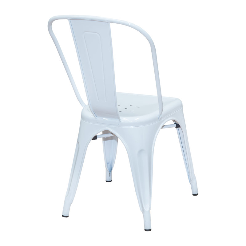 Chaise antique noire Paris, Blanc