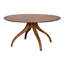 Vera Round Walnut Wood Dining Table