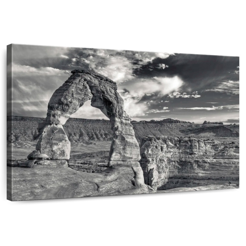 Alvord Delicate Arch BW, H 26 po x l 39 po