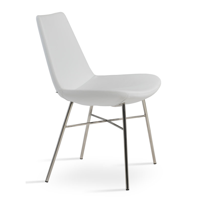 Chaise Eiffel, Cuirette gris pâle