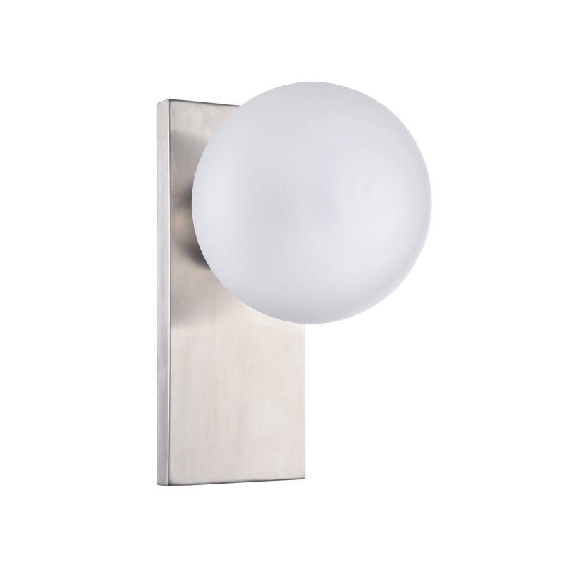 Plafonnier encastré 1 lumière Himalaya, Nickel