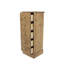 Pursley 5 Drawer Narrow Wood Chest of Drawers, Country Farmhouse Design