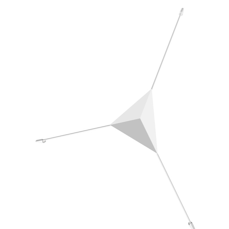 Large Satin White Dimmable LED Sconce
