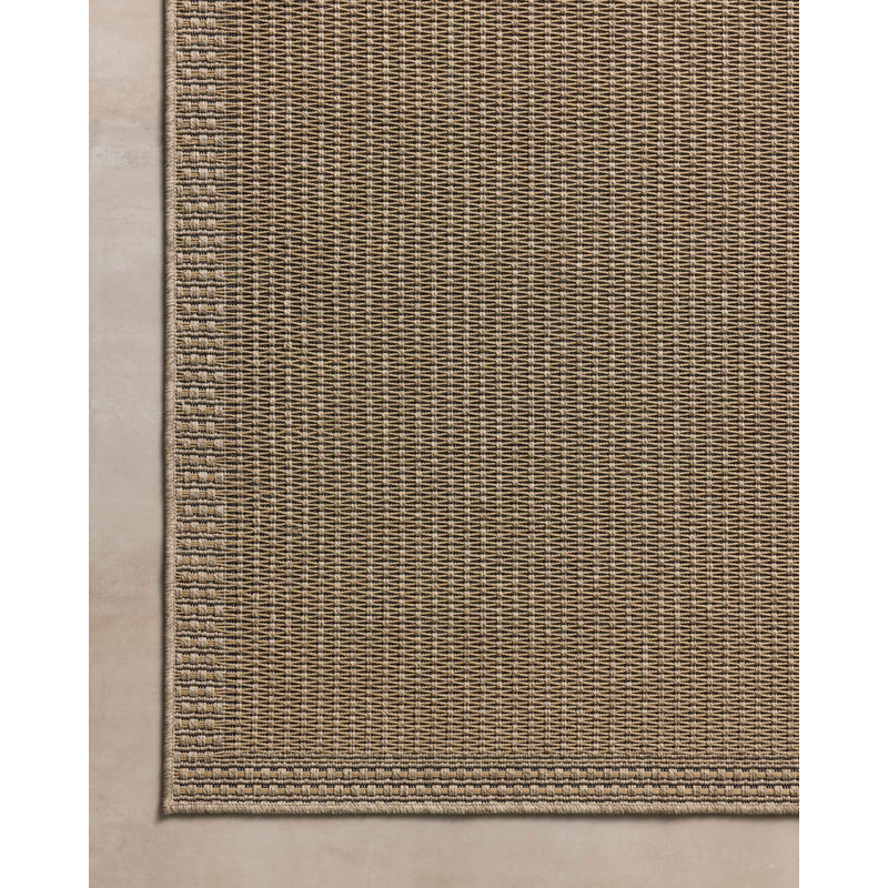Tapis intérieur / extérieur naturel / sable Chris Loves Julia x Loloi Providence, Rectangle 5 pi x 7 pi 7 po