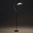 Swoop 69 in. Modern LED Adjustable Floor Lamp with Metal Bowl Shade and Accent, Bulb Included-137637445