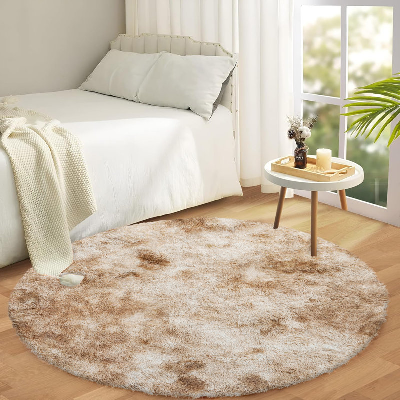 Round Audreauna Standard Shag 120cm X 120cm Area Rug