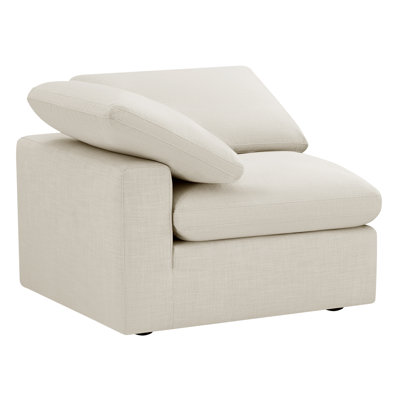 Chaise d'angle rembourrée Asher