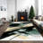 Galaxy Series Abrstract Black/Gray/Ivory/Beige Area Rug-1201513579