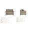 Chaise Olson et demie