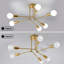 Arkins 6-Light Sputnik Semi Flush Mount