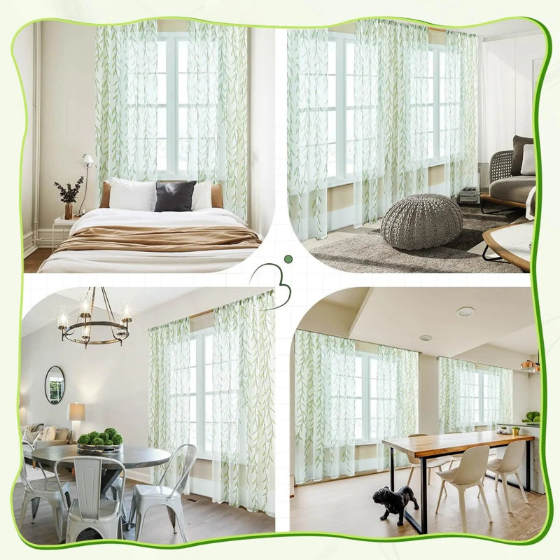 Lieneke Semi Sheer Curtain Pair