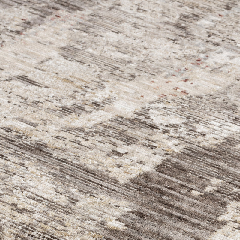 Tapis turc gris foncé Sealy Easton, Rectangle 7 pi 9 po x 9 pi 9 po, Gris foncé