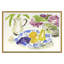Blue Plate With Pears Print by Dana Gibson-1951070496-1951070503